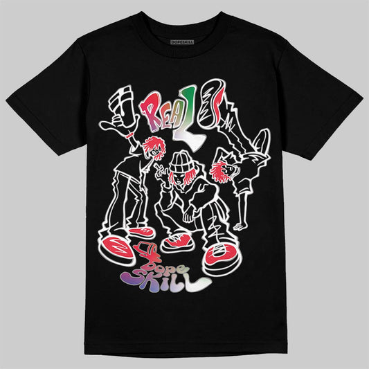 Jordan 11 City Pack “285” Atlanta DopeSkill T-Shirt Real Y2K Players Graphic Streetwear - Black
