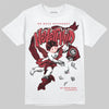 Jordan 4 “Sierra Red" DopeSkill T-Shirt Nevermind Graphic Streetwear - White