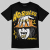 Yellow Sneakers DopeSkill T-Shirt No Rules Graphic Streetwear - Black