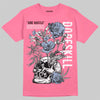 Jordan 3 GS “Cobalt Bliss” DopeSkill T-Shirt Side Hustle Graphic Streetwear - Safety Pink
