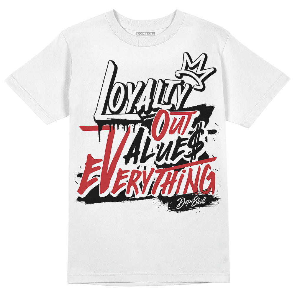 Jordan 12 “Red Taxi” DopeSkill T-Shirt LOVE Graphic Streetwear - White