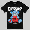 University Blue Sneakers DopeSkill T-Shirt Endeavor Graphic Streetwear - Black