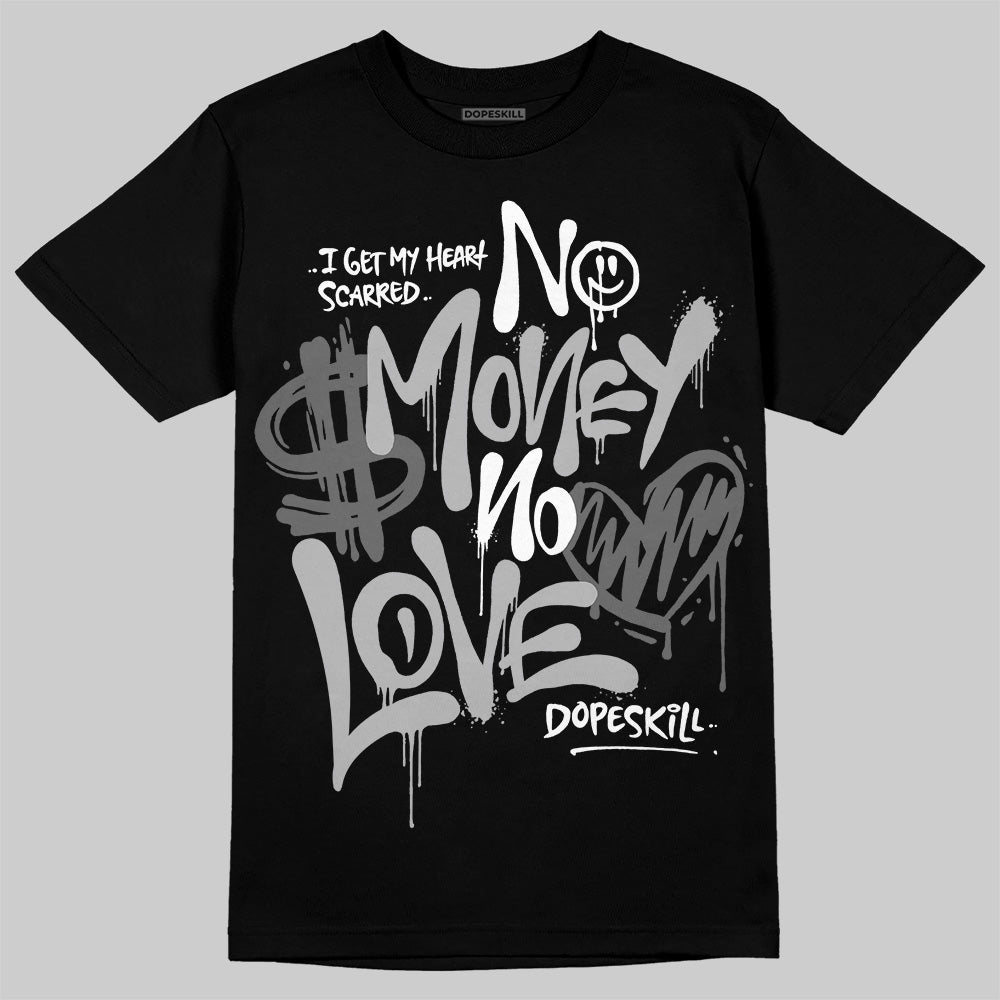 New Balance 2002R ‘Steel Orca’ DopeSkill T-Shirt No Money No Love Typo Graphic Streetwear - Black