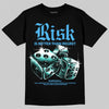 University Blue Sneakers DopeSkill T-Shirt Risk Is Better Than Regret Graphic Streetwear - Black