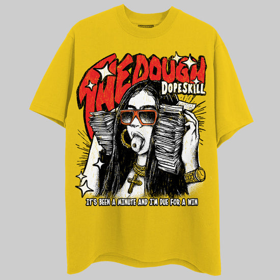 Yellow Sneakers DopeSkill T-Shirt The Dough Graphic Streetwear - Gold