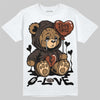 Jordan 1 Low OG “Mocha” DopeSkill T-Shirt Broken Bear Graphic Streetwear - White 