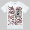 Jordan 11 “China” DopeSkill T-Shirt Real Ones Move In Silence Graphic Streetwear - White