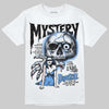 Jordan 5 Black University Blue DopeSkill T-Shirt Mystery Ghostly Grasp Graphic Streetwear - White