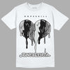 Jordan 3 “Off Noir” DopeSkill T-Shirt Juneteenth Heart Graphic Streetwear - WHite