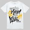 Air DT Max '96 Black White (2024) DopeSkill T-Shirt No Money No Love Typo Graphic Streetwear - WHite 