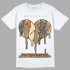 Jordan 6 WMNS Gore-Tex Brown Kelp DopeSkill T-Shirt Juneteenth Heart Graphic Streetwear - White