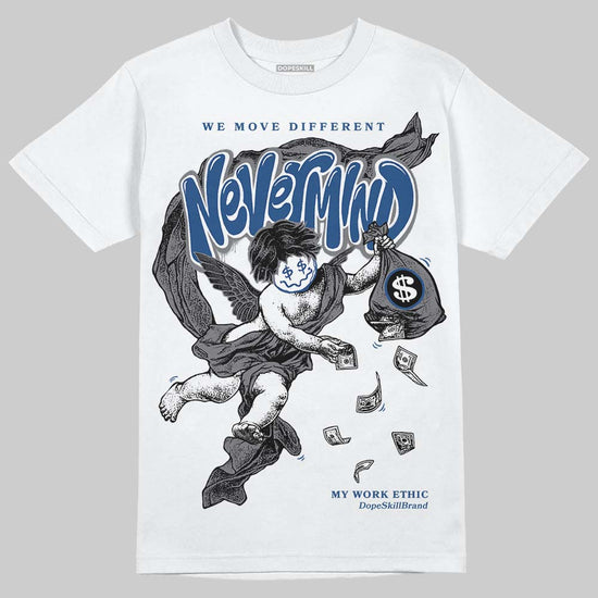 Jordan 9 Retro 'Flint Grey' 2026 DopeSkill T-Shirt Nevermind Graphic Streetwear - White 