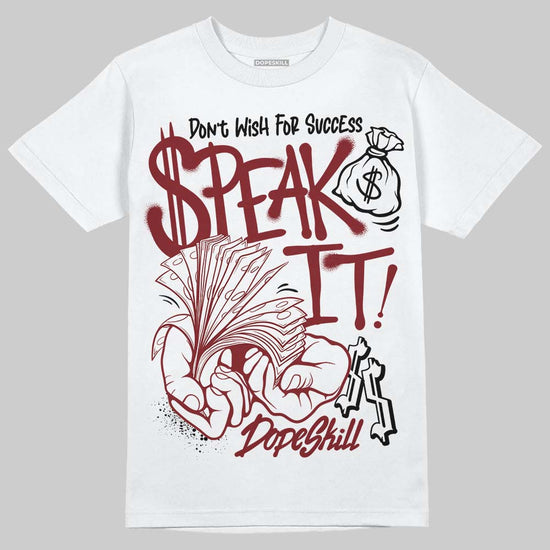 Dunk Low SE Sisterhood Sail Team Red W DopeSkill T-Shirt Speak It Graphic Streetwear - White