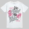 ASICS Gel Kayano 14 Pink Glo DopeSkill T-Shirt No Money No Love Typo Graphic Streetwear - White