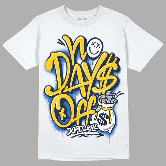 Dunk Low Vintage “Michigan” DopeSkill T-Shirt No Days Off Graphic Streetwear - White 