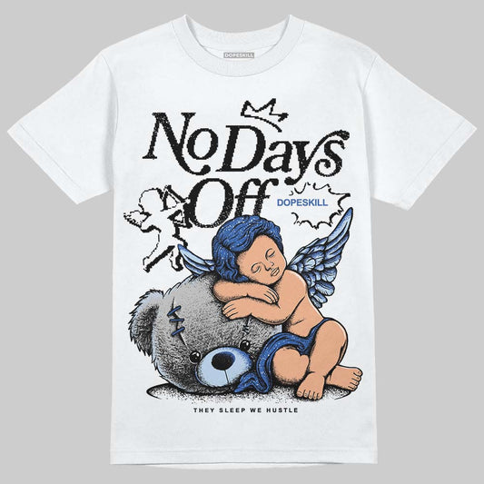 Awake NY x Jordan 5 Retro 'Black Racer Blue' DopeSkill T-Shirt New No Days Off Graphic Streetwear - White