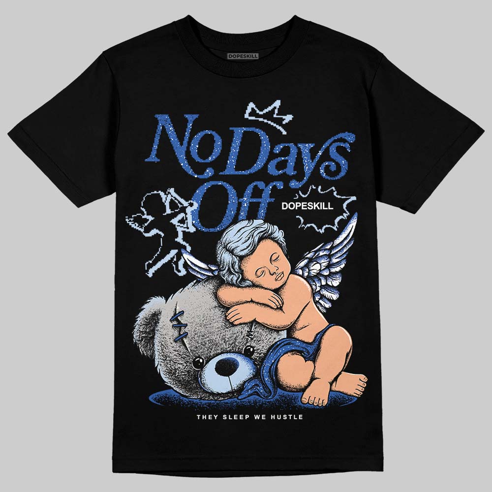 Awake NY x Jordan 5 Retro 'Black Racer Blue' DopeSkill T-Shirt New No Days Off Graphic Streetwear - Black