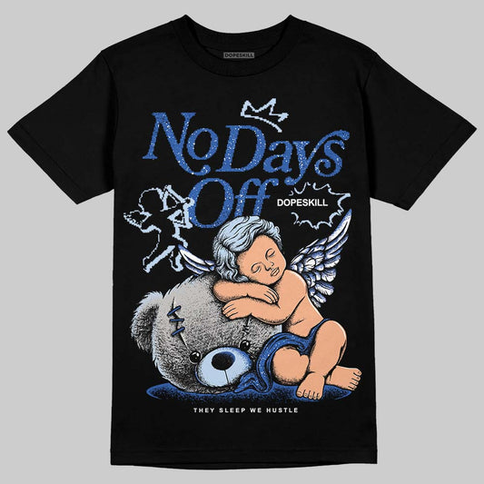 Awake NY x Jordan 5 Retro 'Black Racer Blue' DopeSkill T-Shirt New No Days Off Graphic Streetwear - Black