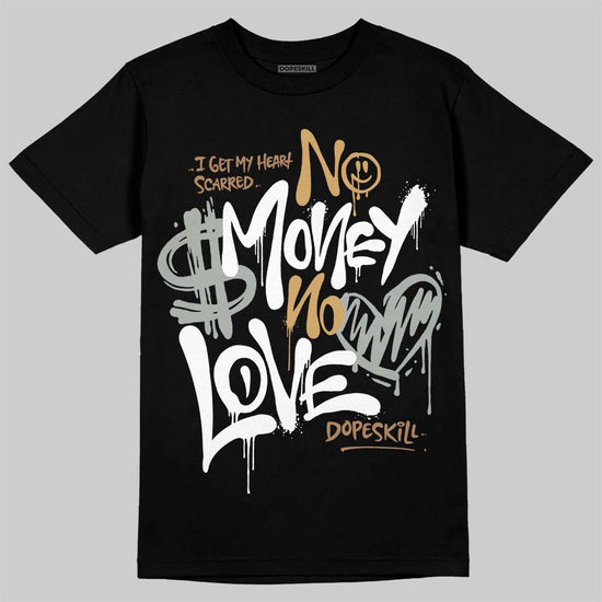 New Balance 1906R ‘White Gold’ DopeSkill T-Shirt No Money No Love Typo Graphic Streetwear - Black