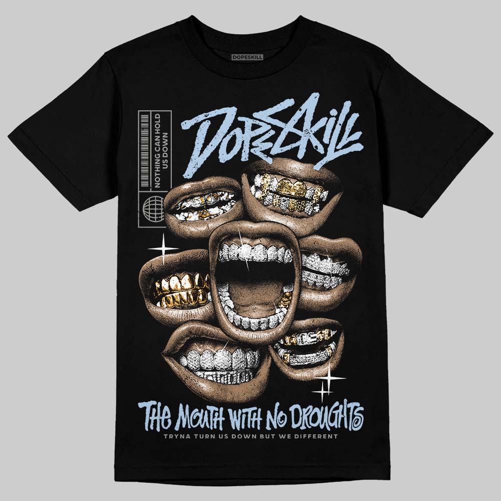 New Balance Abzorb 2000 “Silver/Blue” DopeSkill T-Shirt The Mouth With No Droughts Graphic Streetwear - black
