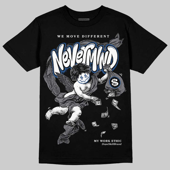 Jordan 9 Retro 'Flint Grey' 2026 DopeSkill T-Shirt Nevermind Graphic Streetwear - Black