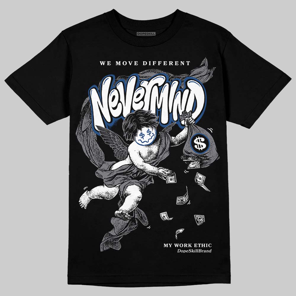 Jordan 9 Retro 'Flint Grey' 2026 DopeSkill T-Shirt Nevermind Graphic Streetwear - Black