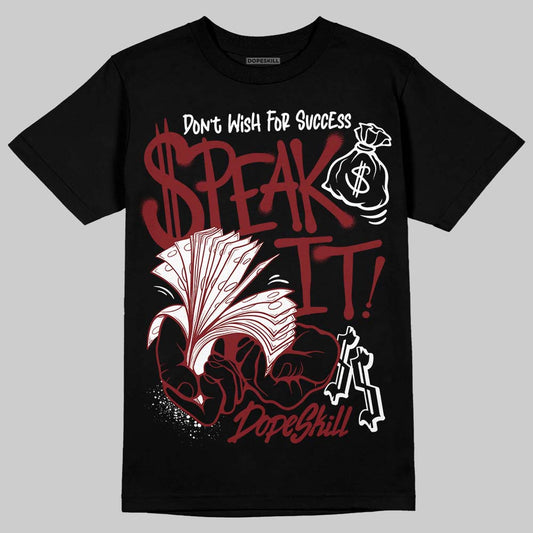 Dunk Low SE Sisterhood Sail Team Red W DopeSkill T-Shirt Speak It Graphic Streetwear - Black