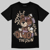 Harris Tweed x Wmns Dunk Low 'Sesame' DopeSkill T-Shirt Smile Through The Pain Graphic Streetwear - Black