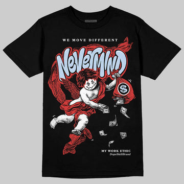 Jordan 6 “Reverse Infrared” DopeSkill T-Shirt Nevermind Graphic Streetwear - Black