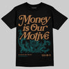 Adidas Samba OG Leopard Pack Collegiate Green DopeSkill T-Shirt Money Is Our Motive Typo Graphic Streetwear - Black