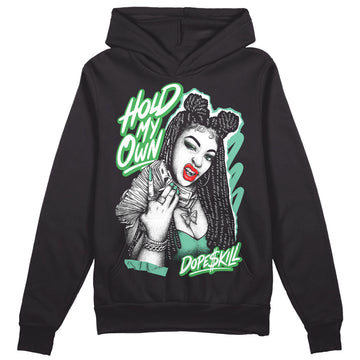 Jordan 1 High OG Green Glow DopeSkill Hoodie Sweatshirt New H.M.O Graphic Streetwear - Black