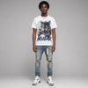 “True Blue” 3s DopeSkill T-Shirt No Fear Graphic