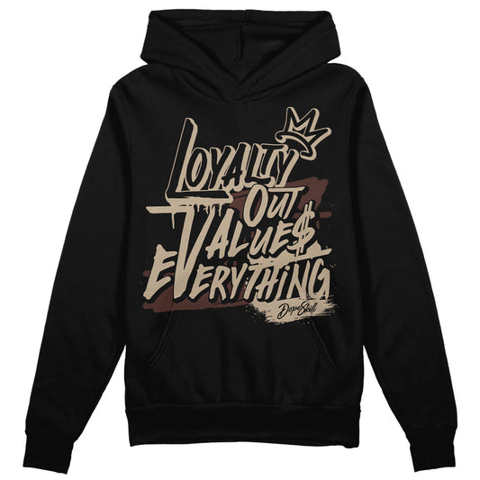 Jordan 1 High OG “Latte” DopeSkill Hoodie Sweatshirt LOVE Graphic Streetwear - Black