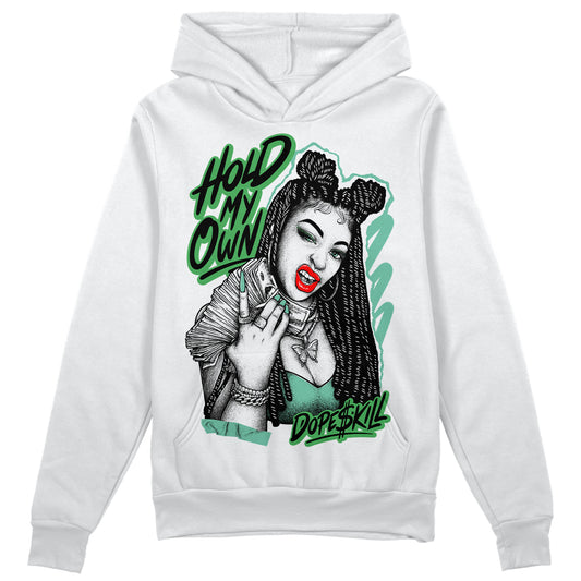 Jordan 1 High OG Green Glow DopeSkill Hoodie Sweatshirt New H.M.O Graphic Streetwear - White