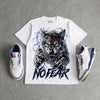 “True Blue” 3s DopeSkill T-Shirt No Fear Graphic