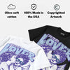 Grape 5s DopeSkill Oversize Print T-Shirt Real Ones Choose Loyalty Graphic