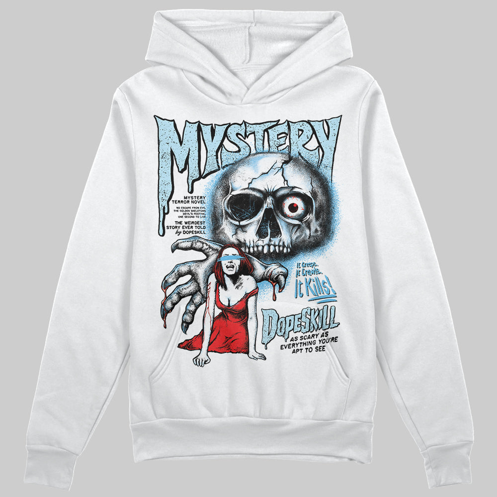 Jordan 11 Retro Legend Blue DopeSkill Hoodie Sweatshirt Mystery Ghostly Grasp Graphic Streetwear - White