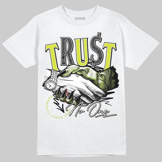 Air Max 90 x Patta Cyber and Particle Grey DopeSkill T-Shirt Trust No One Graphic Streetwear - White