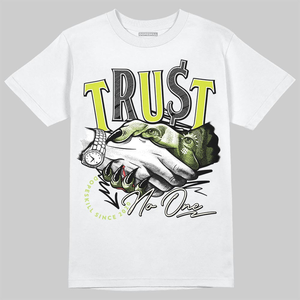 Air Max 90 x Patta Cyber and Particle Grey DopeSkill T-Shirt Trust No One Graphic Streetwear - White