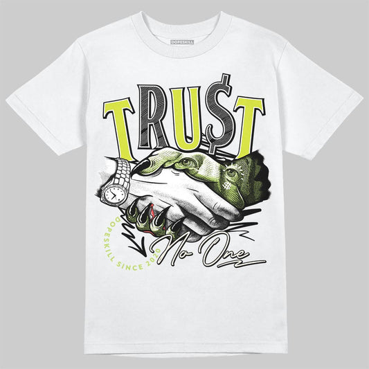 Air Max 90 x Patta Cyber and Particle Grey DopeSkill T-Shirt Trust No One Graphic Streetwear - White