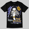 Jordan 4 Retro Lakers DopeSkill T-Shirt NPC Graphic Streetwear - Black