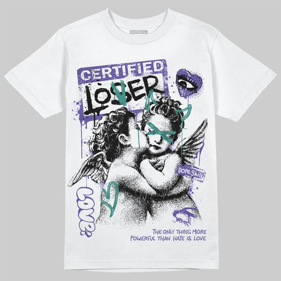 Jordan 5 OG “Grape” DopeSkill T-Shirt Certified Lover Graphic Streetwear - White