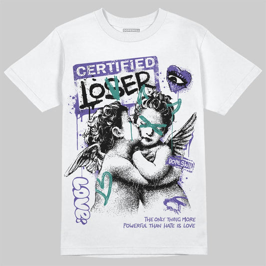 Jordan 5 OG “Grape” DopeSkill T-Shirt Certified Lover Graphic Streetwear - White