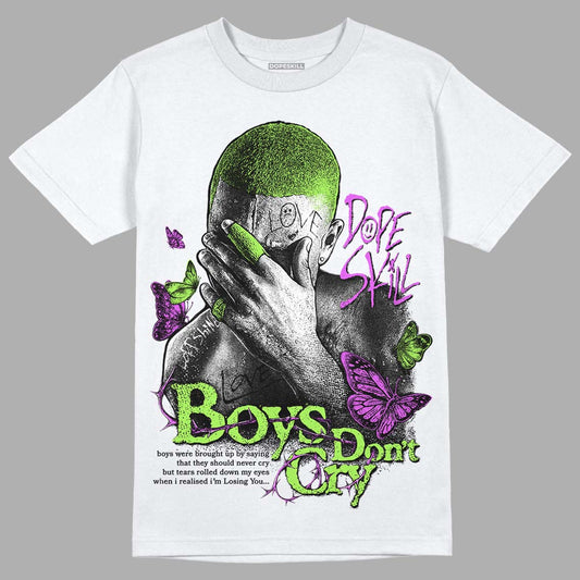 Jordan 5 "Green Bean" DopeSkill T-Shirt Boys Don't Cry Graphic Streetwear - White