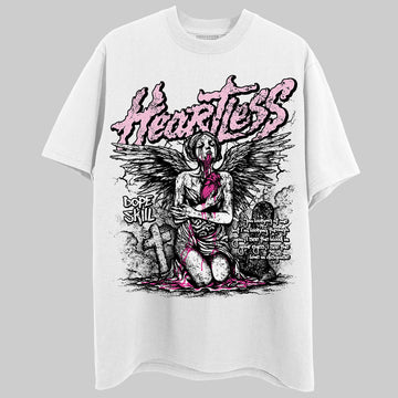 Dunk Low GS 'Triple Pink' DopeSkill T-Shirt Heartless Graphic Streetwear  - White