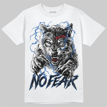 Jordan 3 "True Blue" DopeSkill T-Shirt No Fear Graphic Streetwear - White