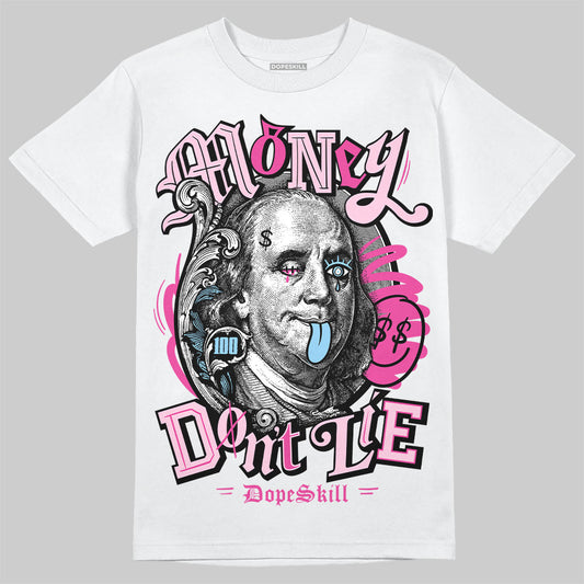 Jordan 6 “Doernbecher” DopeSkill T-Shirt Money Don't Lie Graphic Streetwear - White