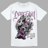 Jordan 2 “Mauve/Off-Noir” DopeSkill T-Shirt Money Loves Me Graphic Streetwear - White