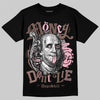 Adidas Campus 00s Dust Cargo Clear ‘Pink’ DopeSkill T-Shirt Money Don't Lie Graphic Streetwear - Black