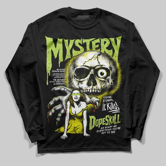 Jordan 13 Retro Bright Cactus DopeSkill Long Sleeve T-Shirt Mystery Ghostly Grasp Graphic Streetwear - Black